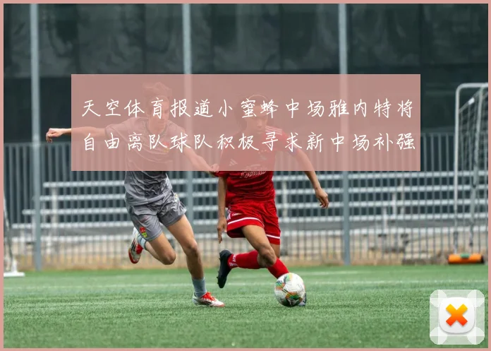 天空体育报道小蜜蜂中场雅内特将自由离队球队积极寻求新中场补强